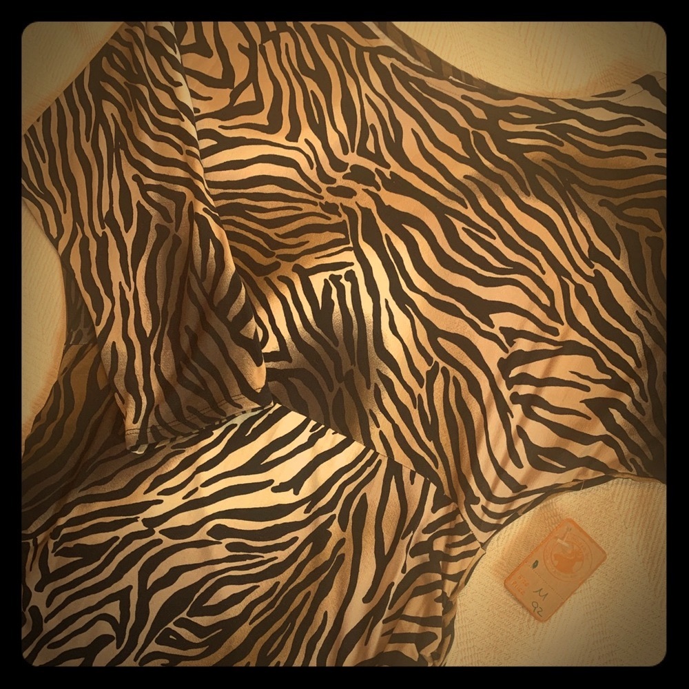 Animal print top